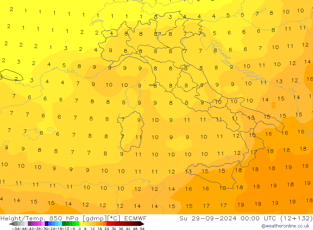 Z500/Rain (+SLP)/Z850 ECMWF Su 29.09.2024 00 UTC