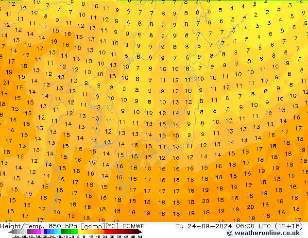 Z500/Rain (+SLP)/Z850 ECMWF mar 24.09.2024 06 UTC