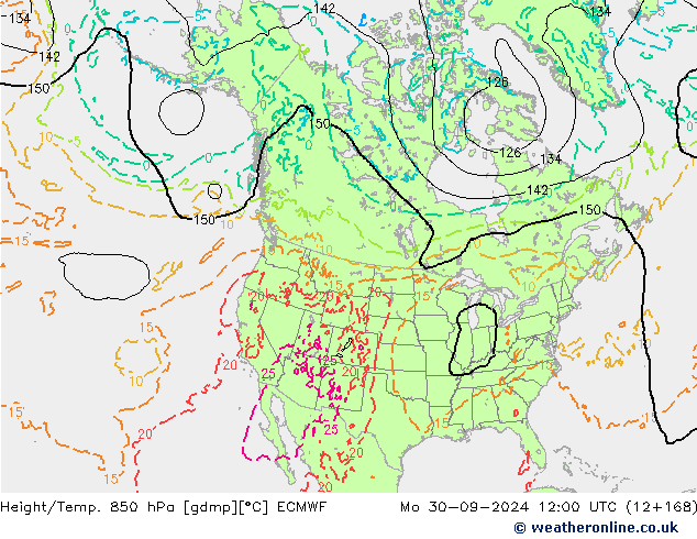 Z500/Rain (+SLP)/Z850 ECMWF Seg 30.09.2024 12 UTC