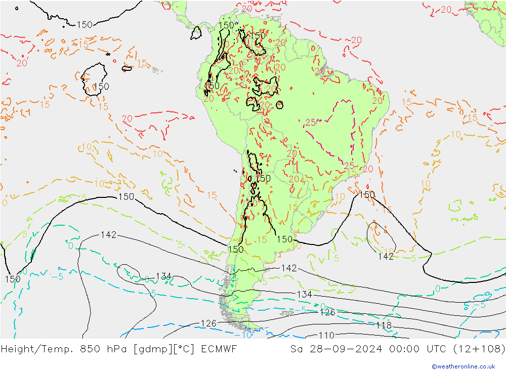 Z500/Rain (+SLP)/Z850 ECMWF  28.09.2024 00 UTC