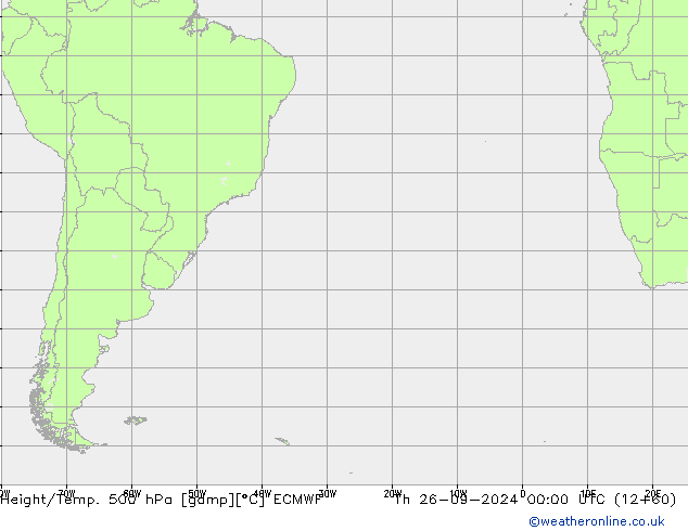 Z500/Rain (+SLP)/Z850 ECMWF Čt 26.09.2024 00 UTC