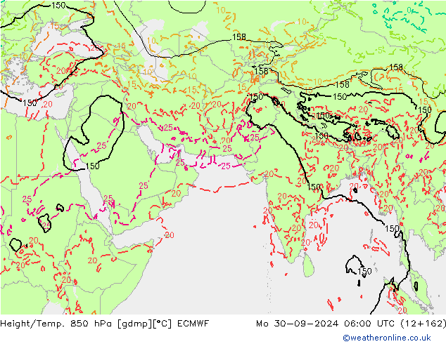 Z500/Rain (+SLP)/Z850 ECMWF Mo 30.09.2024 06 UTC