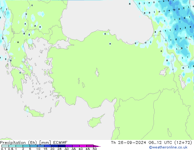 Z500/Rain (+SLP)/Z850 ECMWF чт 26.09.2024 12 UTC