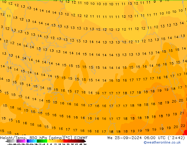 Z500/Rain (+SLP)/Z850 ECMWF Qua 25.09.2024 06 UTC