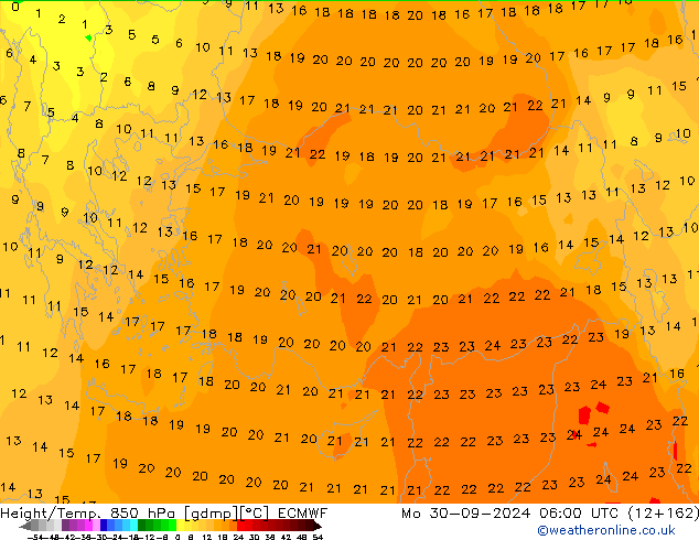 Z500/Rain (+SLP)/Z850 ECMWF  30.09.2024 06 UTC