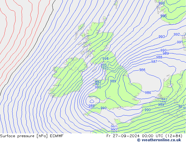      ECMWF  27.09.2024 00 UTC