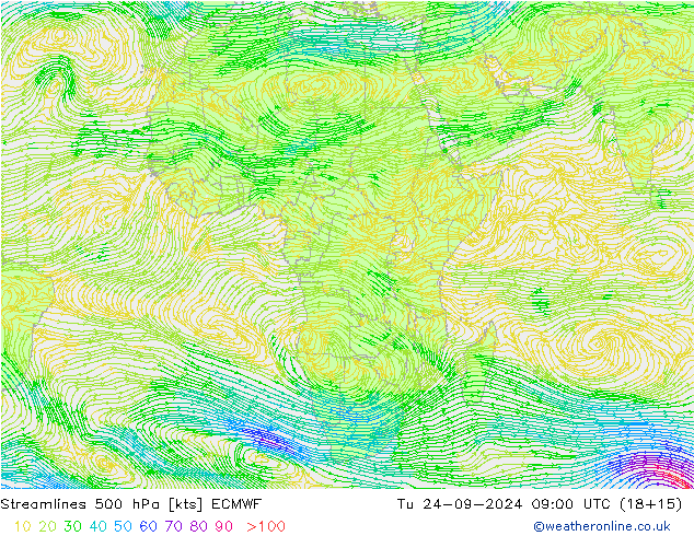  500 hPa ECMWF  24.09.2024 09 UTC