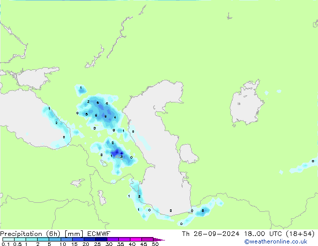 Z500/Rain (+SLP)/Z850 ECMWF Th 26.09.2024 00 UTC