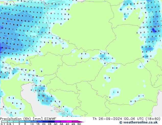 Z500/Rain (+SLP)/Z850 ECMWF Th 26.09.2024 06 UTC