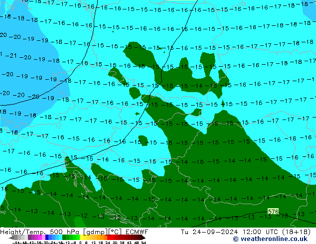 Z500/Rain (+SLP)/Z850 ECMWF Ter 24.09.2024 12 UTC