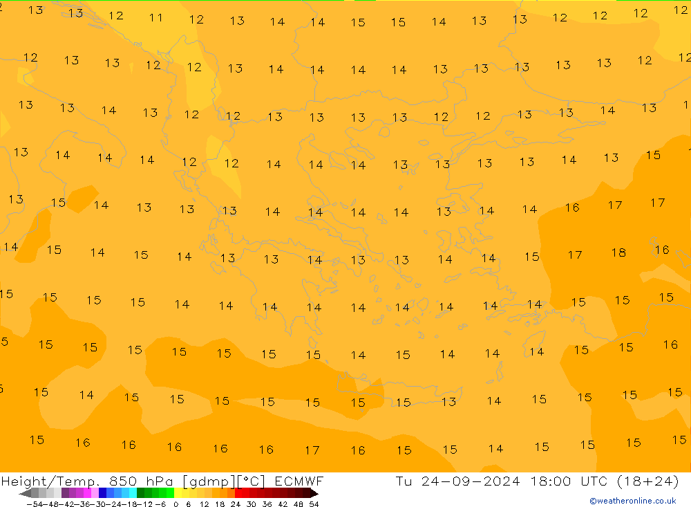 Z500/Rain (+SLP)/Z850 ECMWF mar 24.09.2024 18 UTC