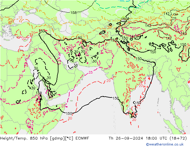 Z500/Regen(+SLP)/Z850 ECMWF do 26.09.2024 18 UTC