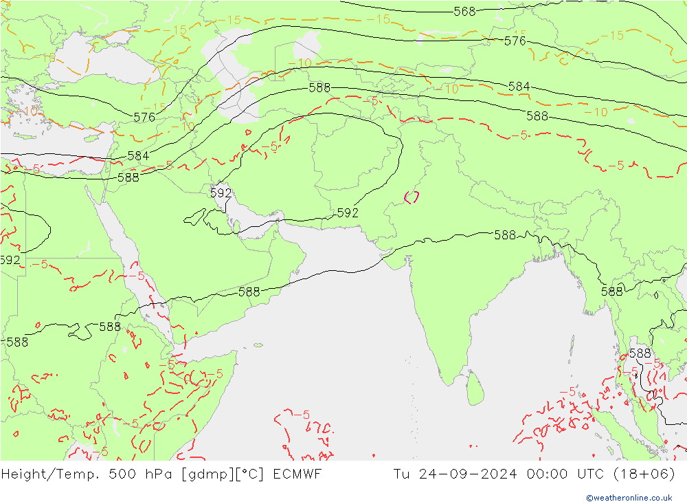 Z500/Rain (+SLP)/Z850 ECMWF  24.09.2024 00 UTC