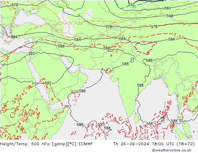 Z500/Regen(+SLP)/Z850 ECMWF do 26.09.2024 18 UTC