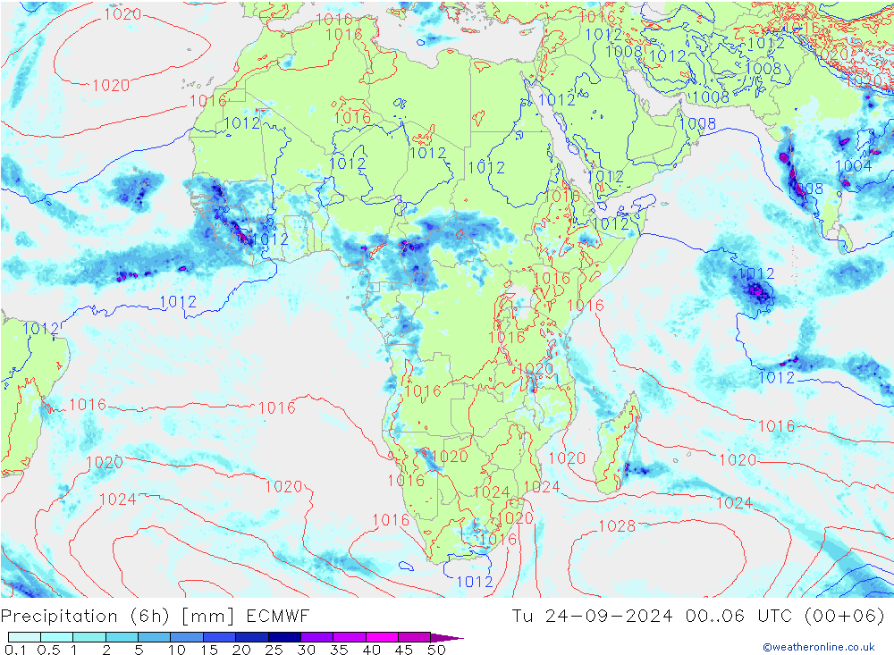 Z500/Rain (+SLP)/Z850 ECMWF mar 24.09.2024 06 UTC