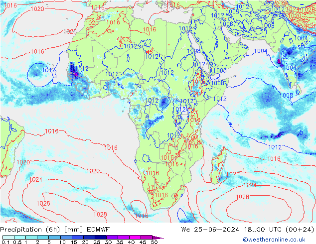 Z500/Regen(+SLP)/Z850 ECMWF wo 25.09.2024 00 UTC