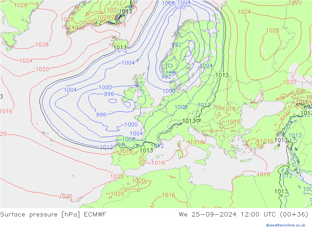      ECMWF  25.09.2024 12 UTC