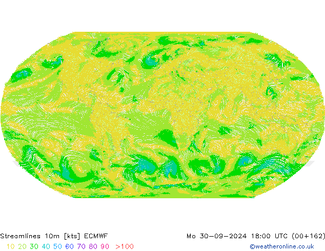 Stromlinien 10m ECMWF Mo 30.09.2024 18 UTC