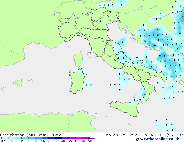 Z500/Rain (+SLP)/Z850 ECMWF Mo 30.09.2024 00 UTC