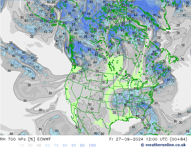 700 hPa Nispi Nem ECMWF Cu 27.09.2024 12 UTC