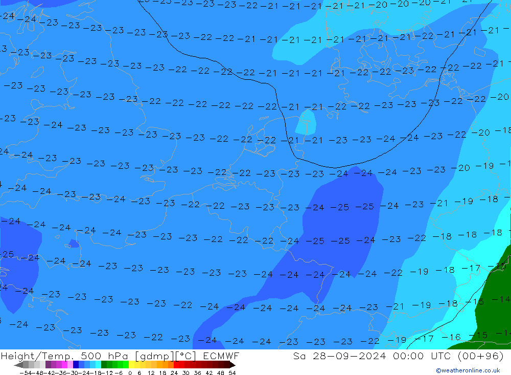 Z500/Rain (+SLP)/Z850 ECMWF So 28.09.2024 00 UTC