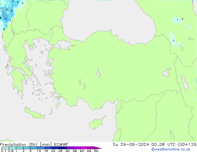 Precipitação (6h) ECMWF Dom 29.09.2024 06 UTC