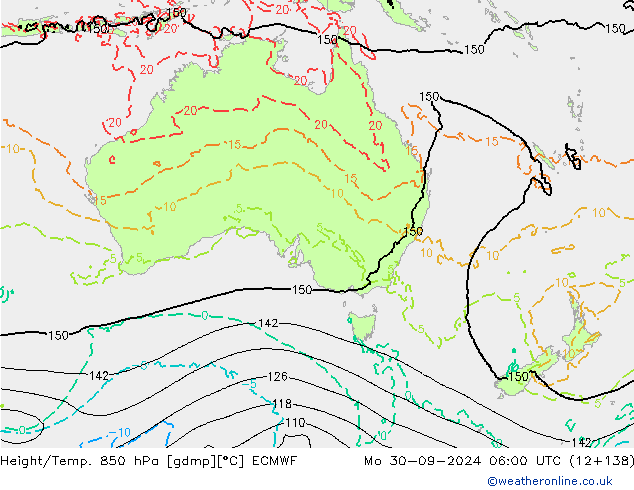 Z500/Rain (+SLP)/Z850 ECMWF Seg 30.09.2024 06 UTC