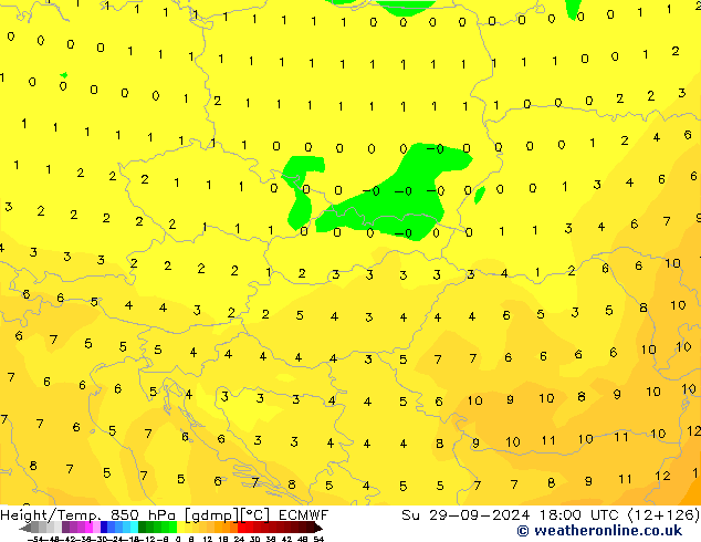 Z500/Rain (+SLP)/Z850 ECMWF Su 29.09.2024 18 UTC