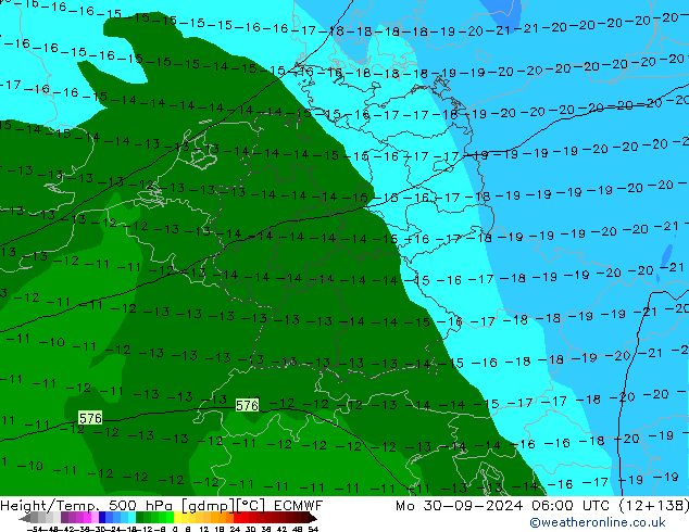 Z500/Rain (+SLP)/Z850 ECMWF lun 30.09.2024 06 UTC