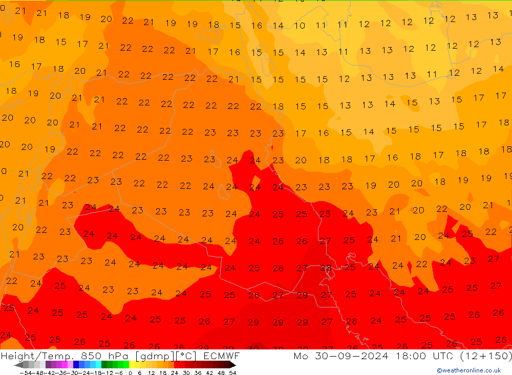 Z500/Rain (+SLP)/Z850 ECMWF  30.09.2024 18 UTC