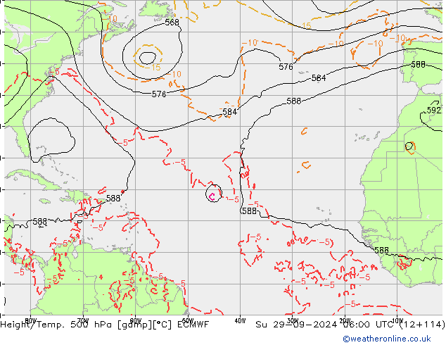 Z500/Rain (+SLP)/Z850 ECMWF Su 29.09.2024 06 UTC