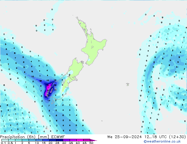 Z500/Rain (+SLP)/Z850 ECMWF We 25.09.2024 18 UTC