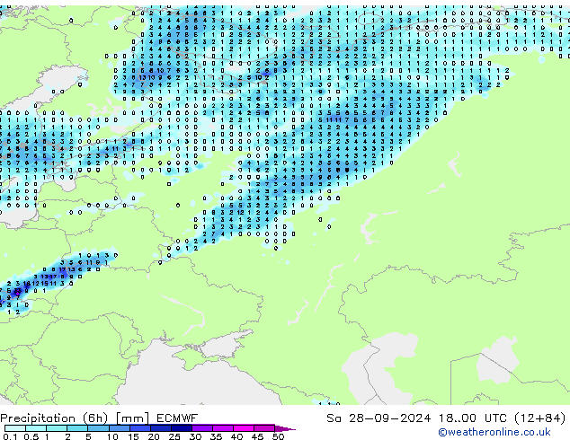 Z500/Rain (+SLP)/Z850 ECMWF Sa 28.09.2024 00 UTC