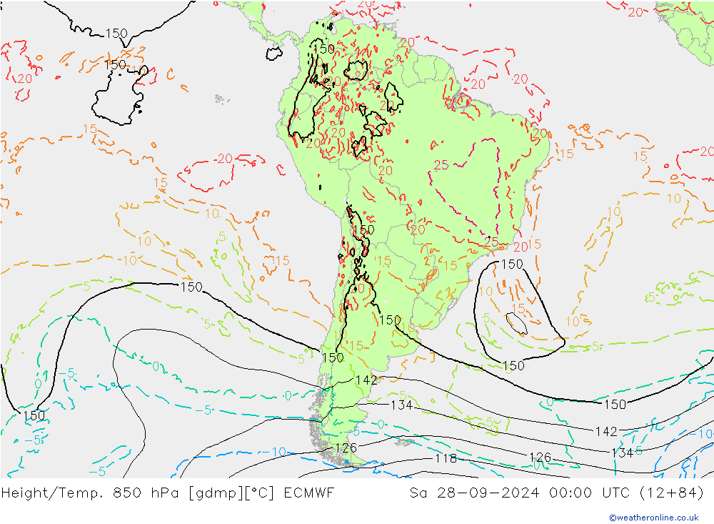 Z500/Rain (+SLP)/Z850 ECMWF Sa 28.09.2024 00 UTC