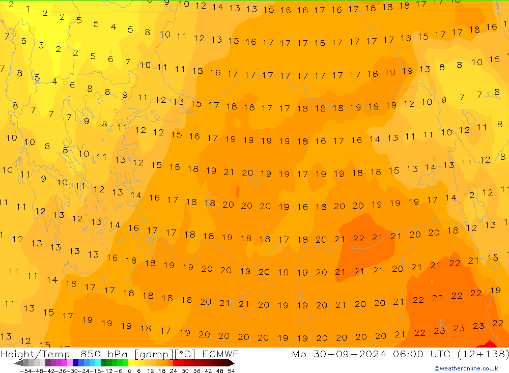 Z500/Rain (+SLP)/Z850 ECMWF Mo 30.09.2024 06 UTC