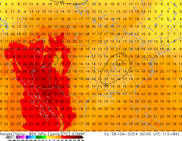 Z500/Rain (+SLP)/Z850 ECMWF Sa 28.09.2024 00 UTC