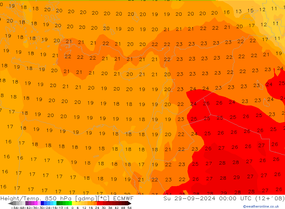 Z500/Rain (+SLP)/Z850 ECMWF nie. 29.09.2024 00 UTC