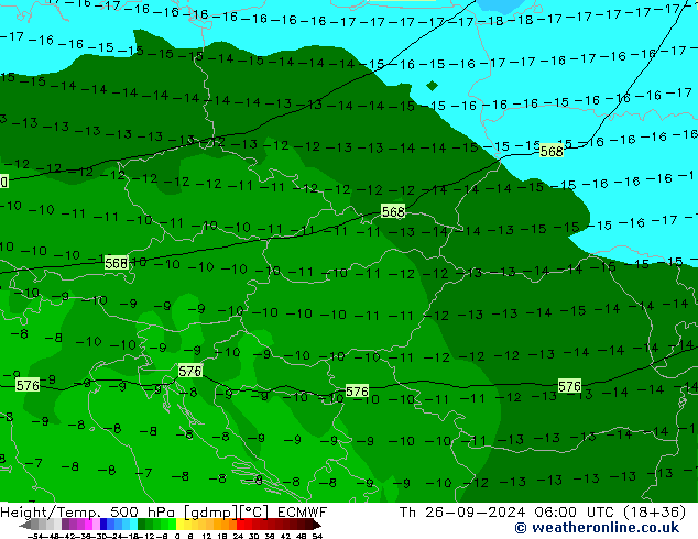 Z500/Rain (+SLP)/Z850 ECMWF чт 26.09.2024 06 UTC