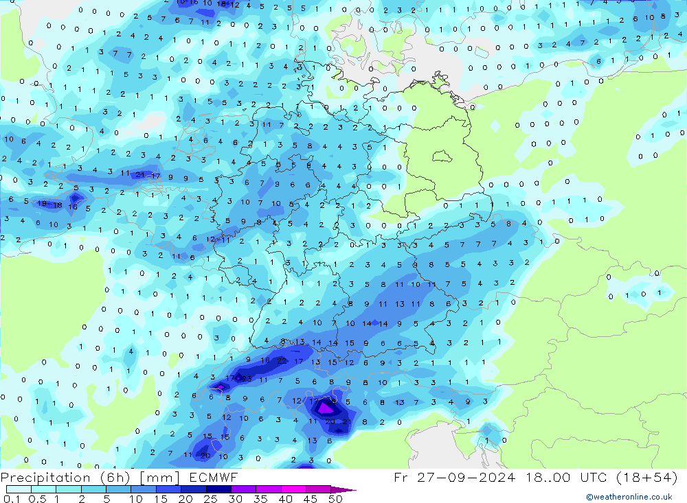 Z500/Rain (+SLP)/Z850 ECMWF  27.09.2024 00 UTC