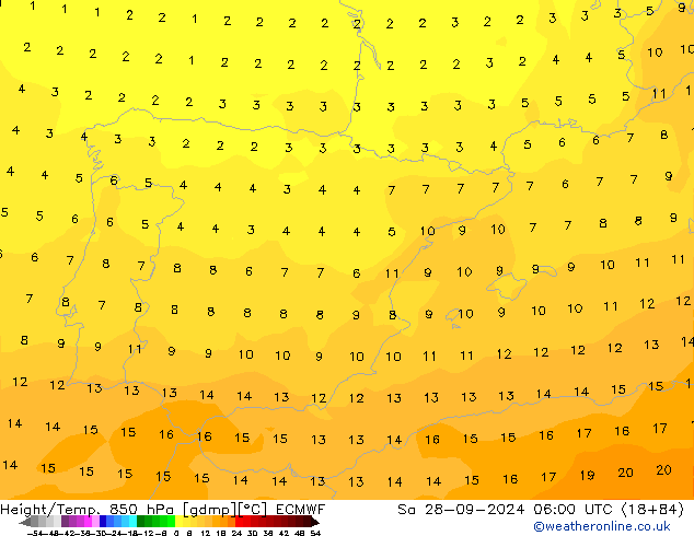 Z500/Rain (+SLP)/Z850 ECMWF sáb 28.09.2024 06 UTC