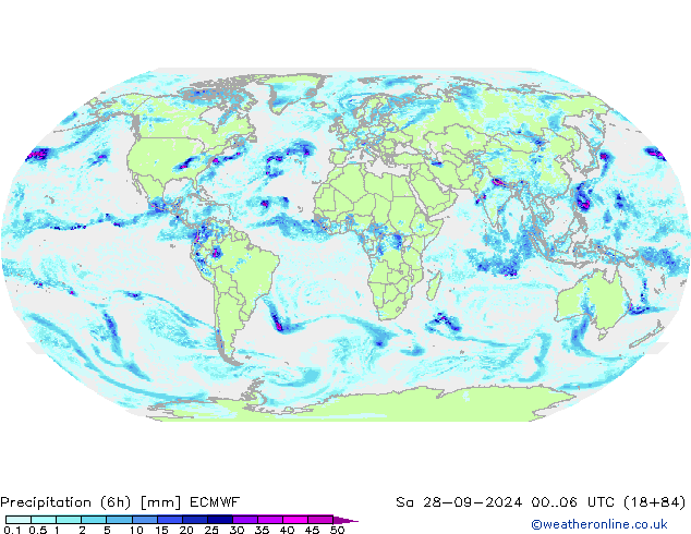 Z500/Rain (+SLP)/Z850 ECMWF Sa 28.09.2024 06 UTC