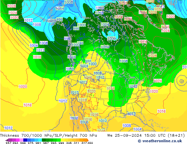 Thck 700-1000 hPa ECMWF  25.09.2024 15 UTC