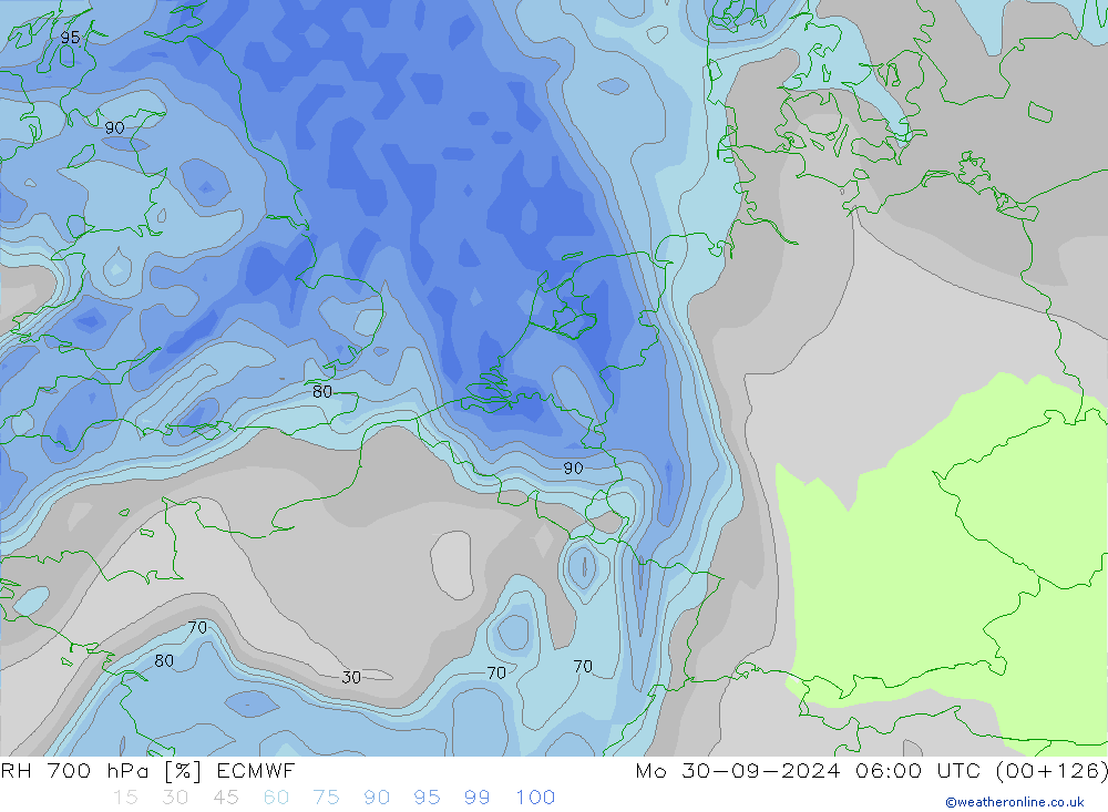 700 hPa Nispi Nem ECMWF Pzt 30.09.2024 06 UTC