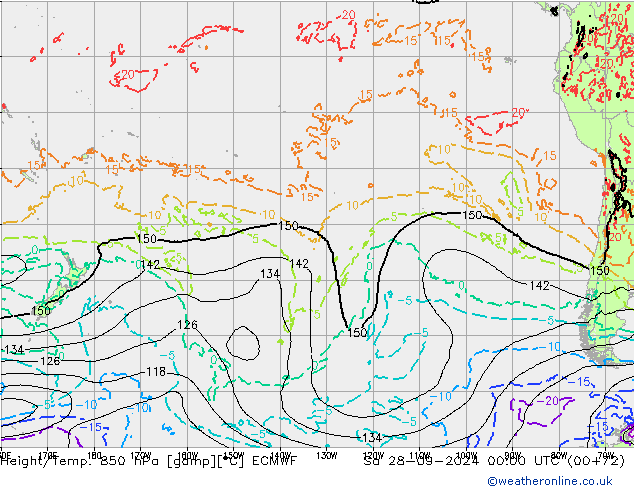 Z500/Rain (+SLP)/Z850 ECMWF Sa 28.09.2024 00 UTC