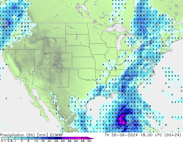 Z500/Rain (+SLP)/Z850 ECMWF Qui 26.09.2024 00 UTC