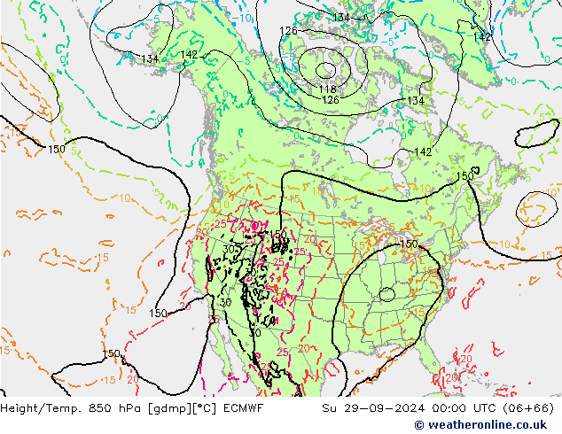 Z500/Rain (+SLP)/Z850 ECMWF Ne 29.09.2024 00 UTC