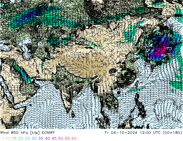 Wind 850 hPa ECMWF vr 04.10.2024 12 UTC