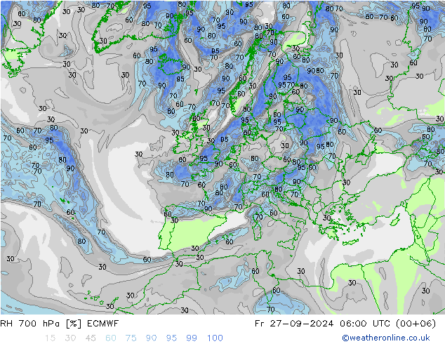 700 hPa Nispi Nem ECMWF Cu 27.09.2024 06 UTC