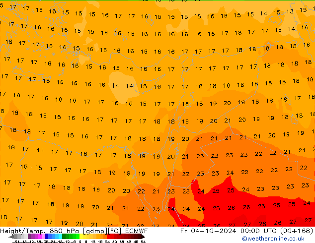 Z500/Rain (+SLP)/Z850 ECMWF Fr 04.10.2024 00 UTC