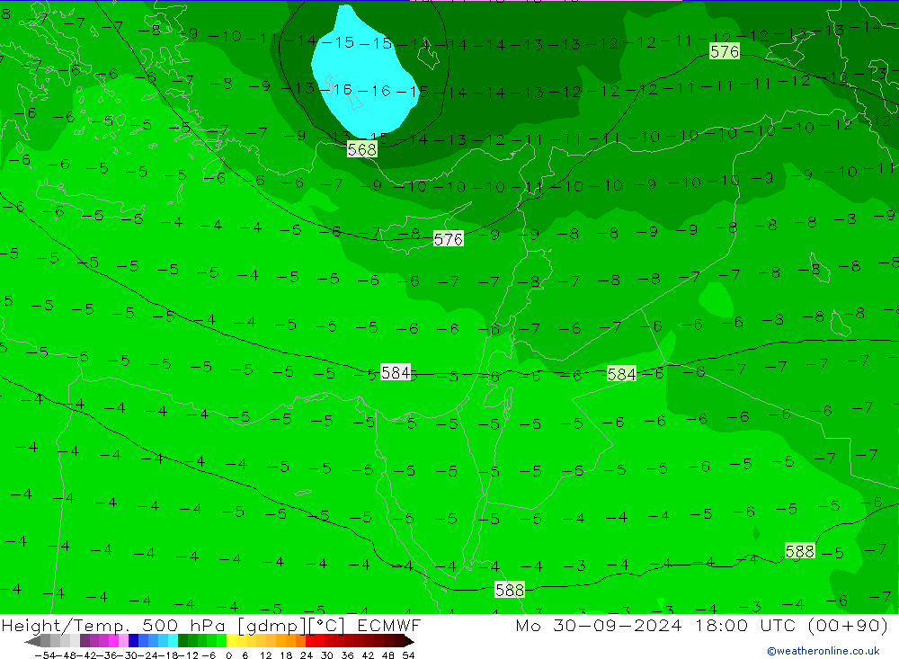 Z500/Rain (+SLP)/Z850 ECMWF Seg 30.09.2024 18 UTC